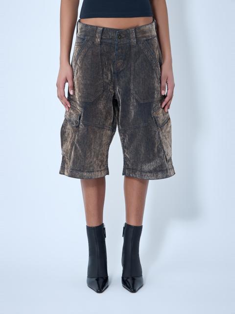 Denim Cargo Shorts