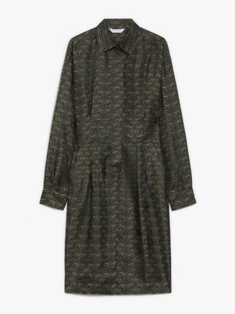 PANFILO Printed silk shirt dress
