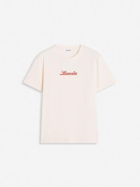 LANVIN EMBROIDERED T-SHIRT