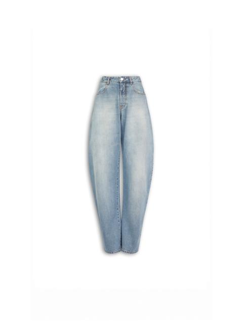 LOW-WAIST ROUND JEANS