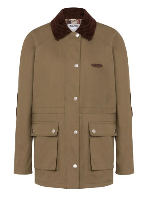 corduroy-collar utility jacket