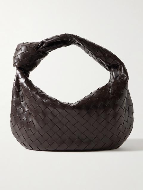 Jodie Teen Mini Knotted Intrecciato Leather Tote