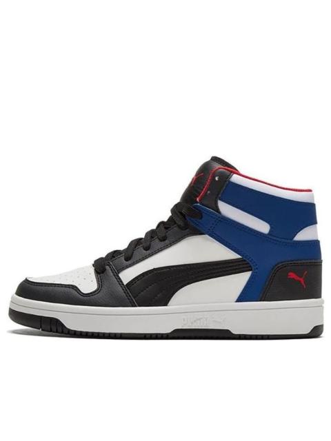 PUMA Rebound LayUp Black/Red/Blue Mid 369573-18