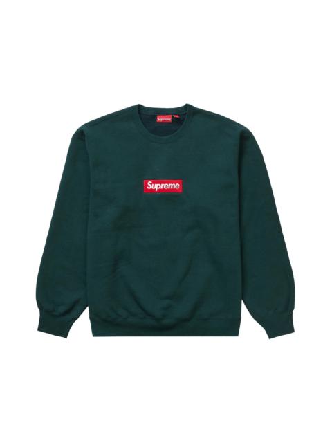 Supreme Box Logo Crewneck (FW22) Dark Pine