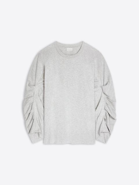 PLEATED SLEEVES T-SHIRT
