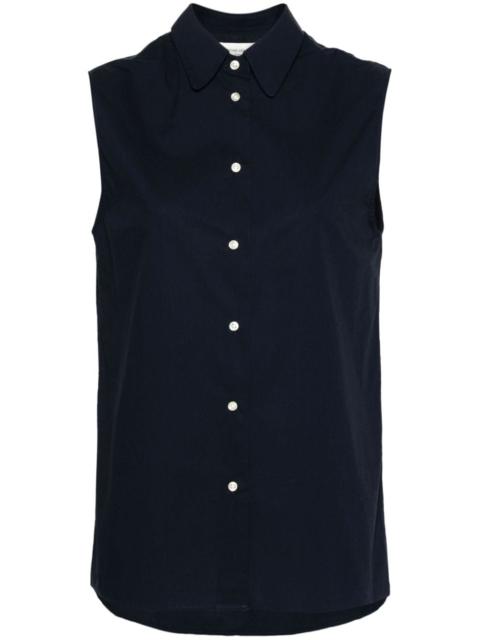 poplin organic-cotton shirt