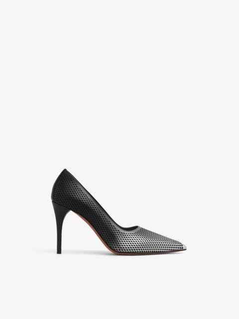 MESH PUMPS IN DÉGRADÉ MESH CALFSKIN