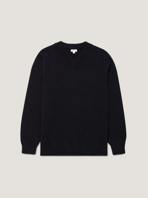 Lambswool V‑neck Jumper