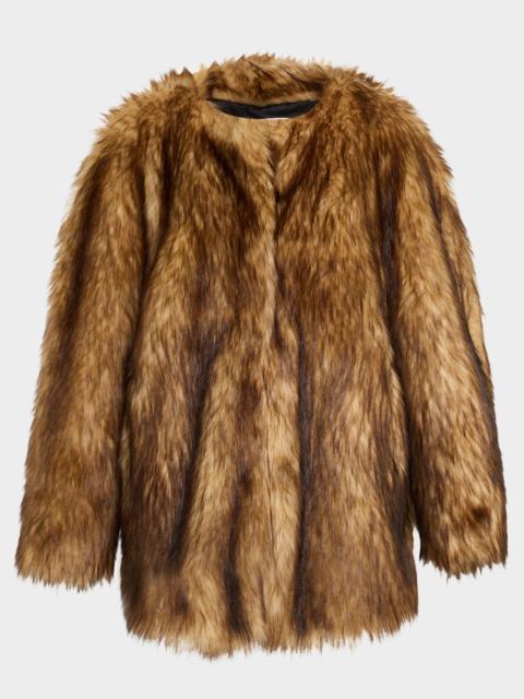 Bria Faux Fur Top Coat