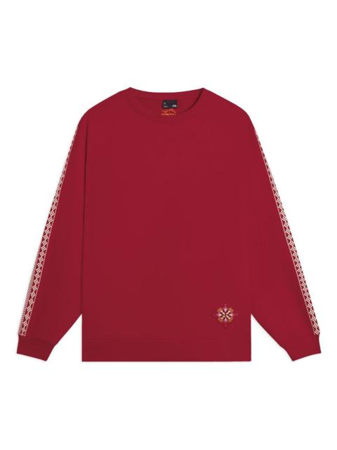 Li-Ning Chinese Culture Graphic Sweatshirt 'Red' AWDSF51-1