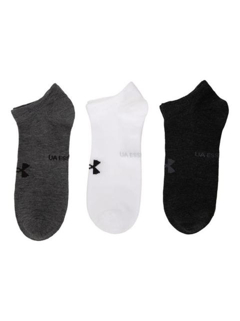 Under Armour Essential No Show Low Socks (3 Pack) 'Multi-Color' 1361459-012