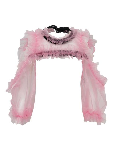 ruffled organdy jacket