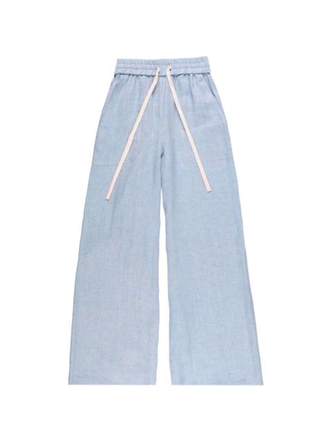 Main St. drawstring-detail pants