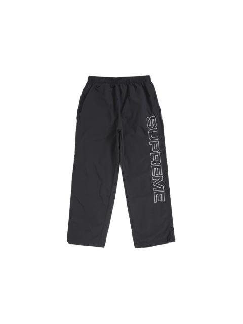 Supreme Spellout Embroidered Track Pant (FW24) Black