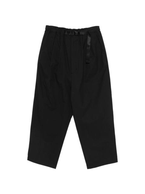 belted pleated trousers