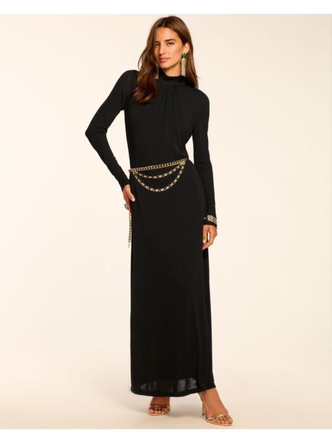 Alexandra Knit Mock Neck Maxi Dress