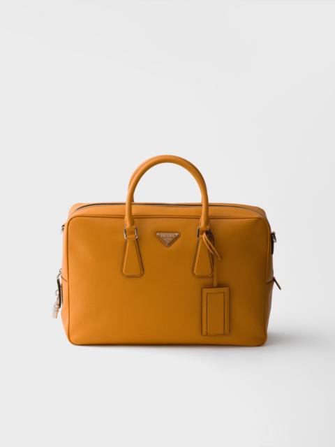 Saffiano leather work bag