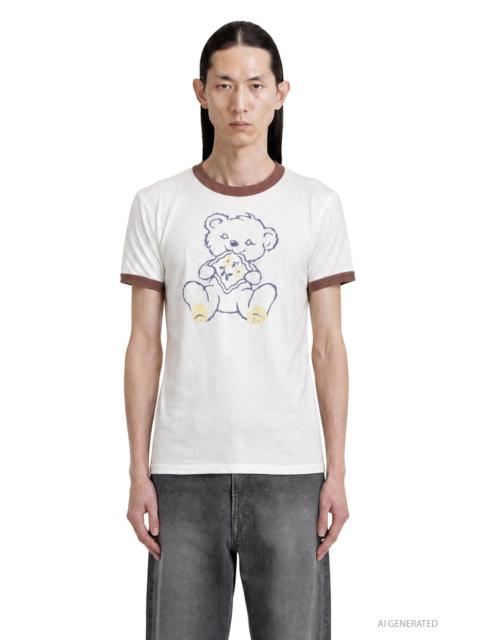 20/-jersey Ringer T (peckish Little Bear)