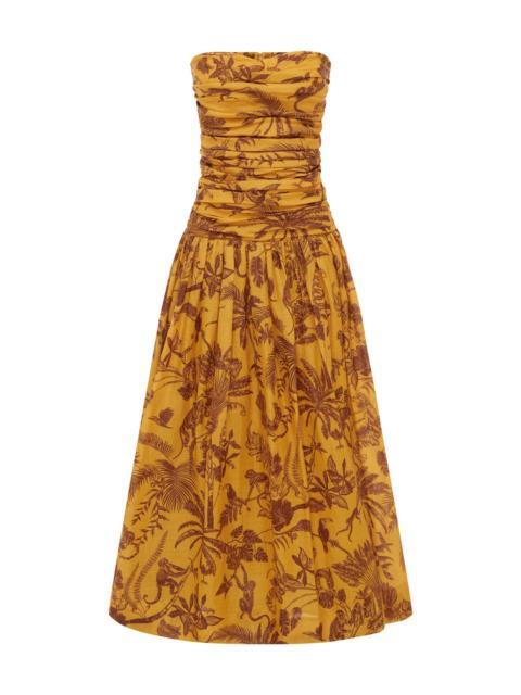 Banana Blossom Ruched Gown