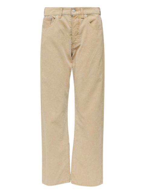 button-fastening trousers
