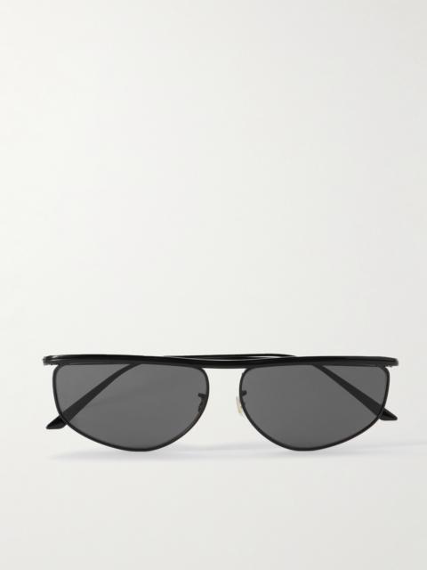 + Khaite 1986 D-frame Acetate And Metal Sunglasses