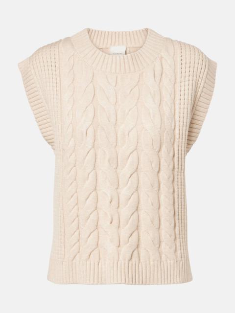 Pixie cable-knit sweater vest