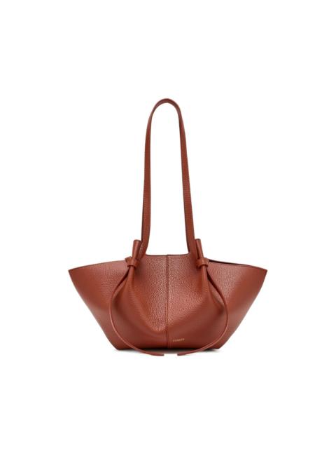 knotted-handle tote bag