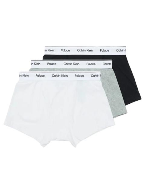 Palace CK1 Trunks (3 Pack) White/Light Grey Heather