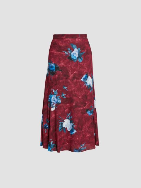 A-LINE MIDI SKIRT
