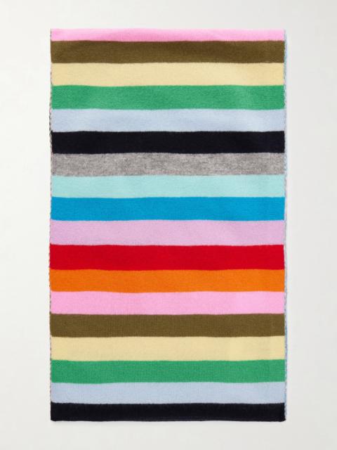 Striped Cashmere Scarf