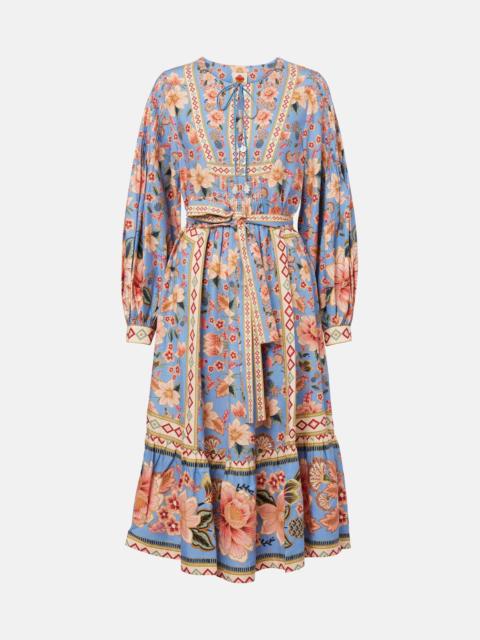 Superbloom Tapestry printed midi dress