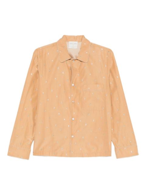 embellished pocket shirt