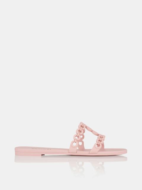 Infinity Chain Jelly Sandal Flat
