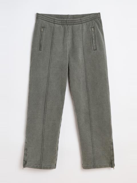 Track Pants Worn Black Hefty Fleece