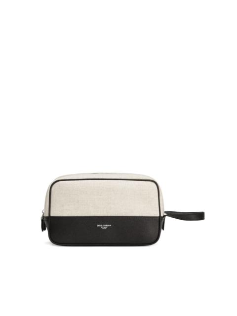 canvas clutch bag