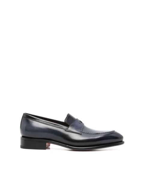 leather loafers