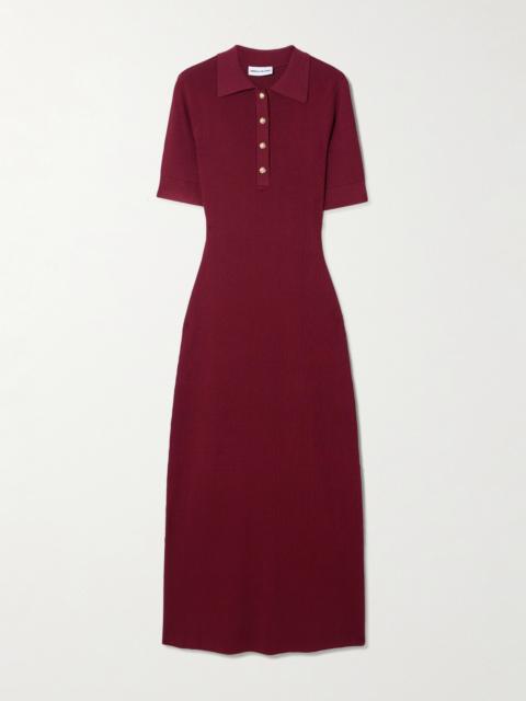 Reagan Ribbed Jersey Midi Dress