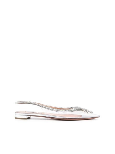 Seduction 20mm slingback ballerina shoes