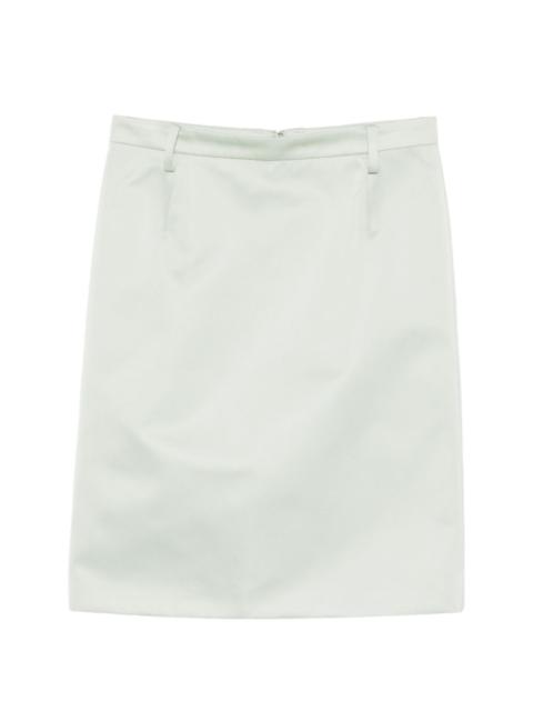 zip-fastening skirt
