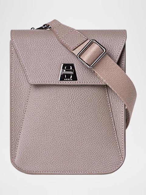 Anouk Mini Flap Leather Messenger Bag
