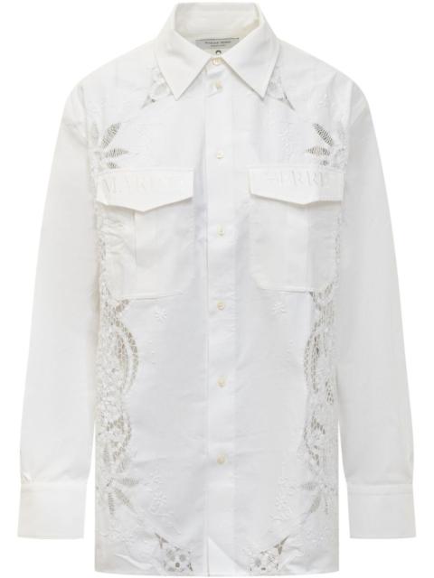 embroidered shirt