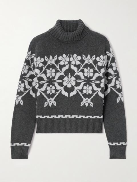 Fair Isle Wool And Cashmere-blend Turtleneck Sweater