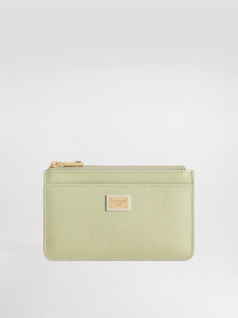 Dauphine calfskin card holder