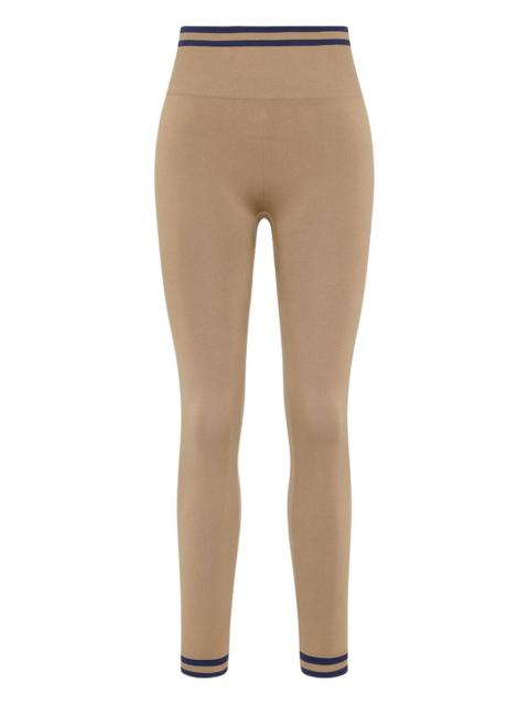 seamless striped leggings