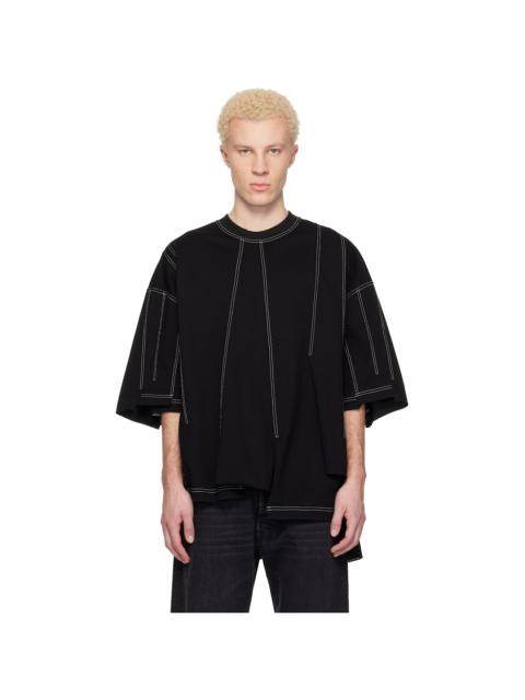 Black Reconstructed SS T-shirt
