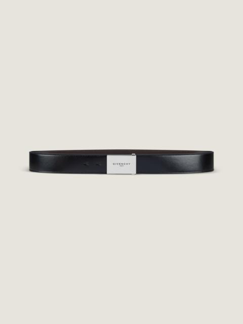 LABEL REVERSIBLE BELT IN LEATHER