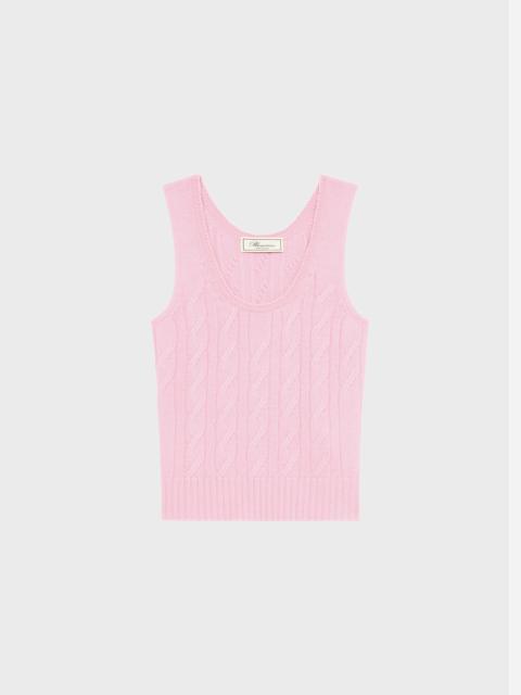 WOOL AND CASHMERE TANK TOP