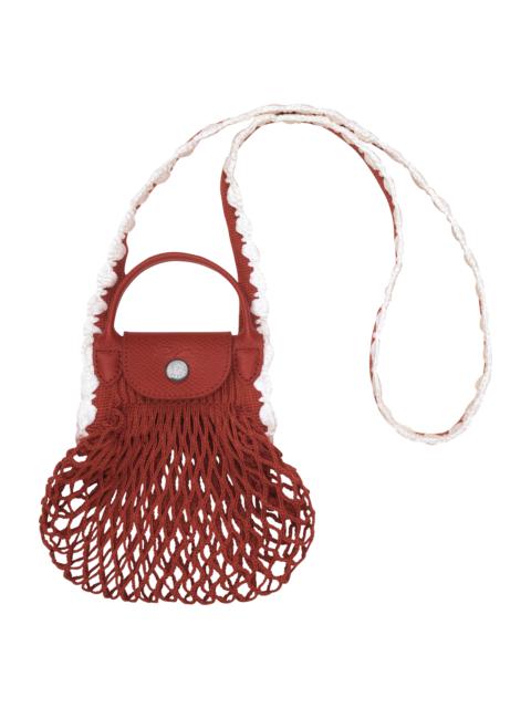 Le Pliage Collection Mesh bag Terracotta - Canvas