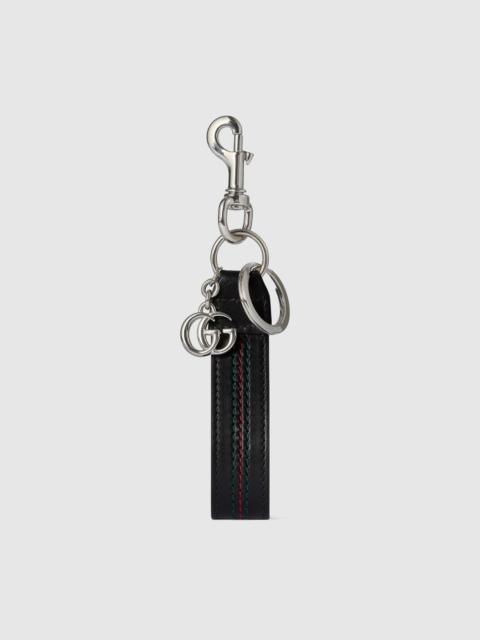 Double G keychain with Web detail