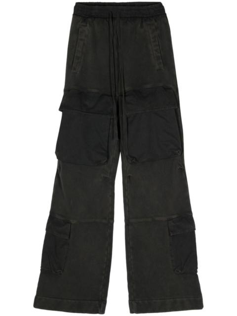 Utility mid-rise track trousers